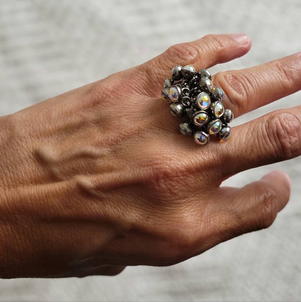 Swarovski Cocktail Ring Size 6